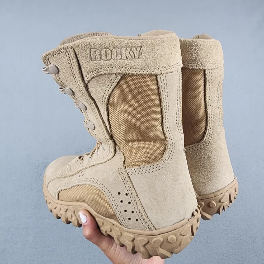 Rocky S2V Special Ops Boots Mens Size 7.5M Suede Vibram Combat Military USA